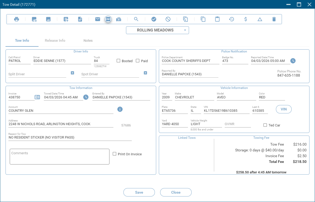 Step 2 - Tow Detail (172771)